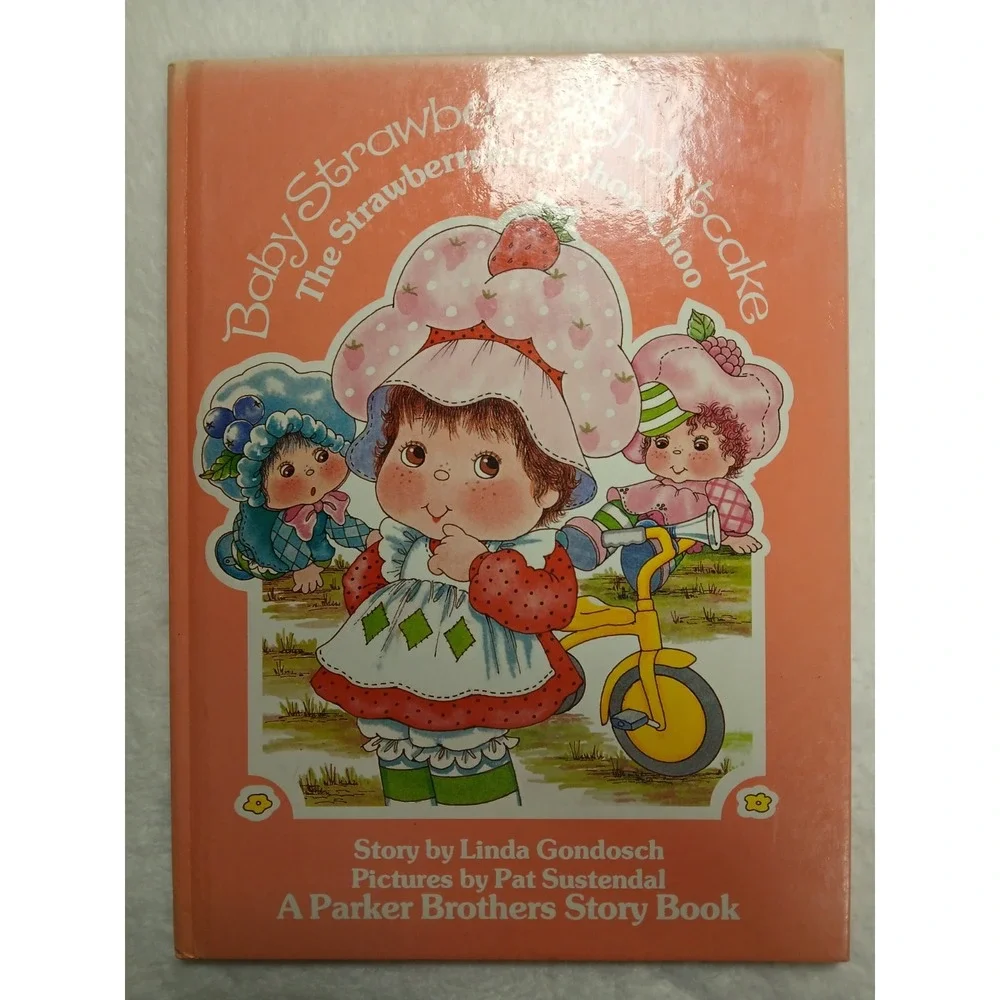 VTG 1984 Baby Strawberry‎ Shortcake THE Strawberryland Choo Choo HARDCOVER BOOK